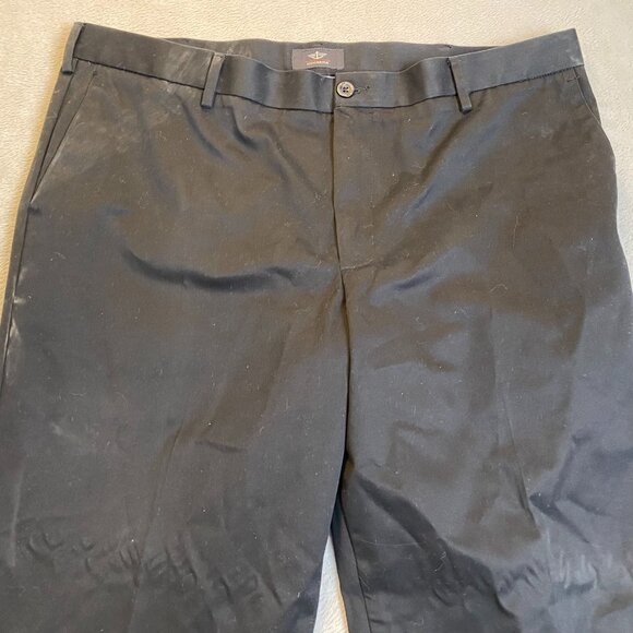 Dockers Mens Pants Size 42x32 Black Straight Fit Cotton - Picture 13 of 14